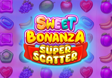 Игра Sweet Bonanza Super Scatter в казино Велле